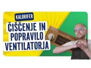 How to clean and repair the fan in your calorifer