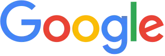 Each letter of "Google" is colored (from left to right) in blue, red, yellow, blue, green, and red.