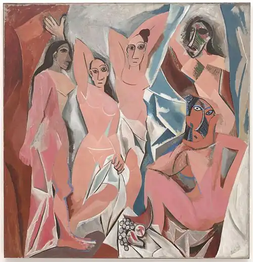 Les Demoiselles d'Avignon, Pablo Picasso, 1907